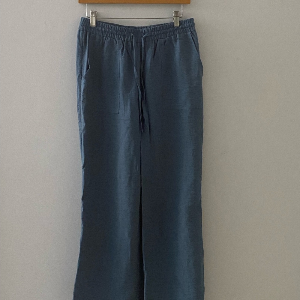 Women’s Flowy Blue Pants